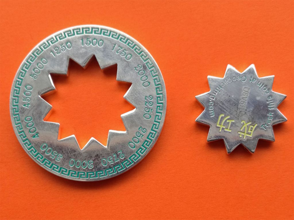 Geocoin Joy Meter OAK - Pièce Trackable Pour Geocaching - Neuf D'Allemagne